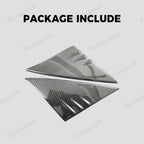 [Real Carbon Fiber] A-Pillar Triangle Window Cover Trim for Tesla Model Y L 2026+
