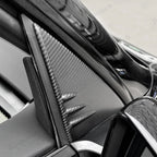 [Real Carbon Fiber] A-Pillar Triangle Window Cover Trim for Tesla Model Y L 2026+