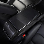 [Real Carbon Fiber] Armrest Cover Center Console Cover For Tesla Model 3 / Y
