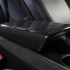 [Real Carbon Fiber] Armrest Cover Center Console Cover For Tesla Model 3 / Y
