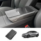 [Real Carbon Fiber] Armrest Cover for Tesla Model Y Juniper 2025+