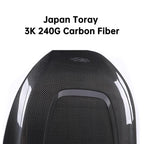 [Real Carbon Fiber] Backseat Cover, Rear Seat Back Overlay for Tesla Model 3/Y (1 Pair) (2017-2023)