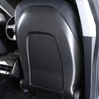 [Real Carbon Fiber] Backseat Cover, Rear Seat Back Overlay for Tesla Model 3/Y (1 Pair) (2017-2023)