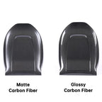[Real Carbon Fiber] Backseat Cover, Rear Seat Back Overlay for Tesla Model 3/Y (1 Pair) (2017-2023)