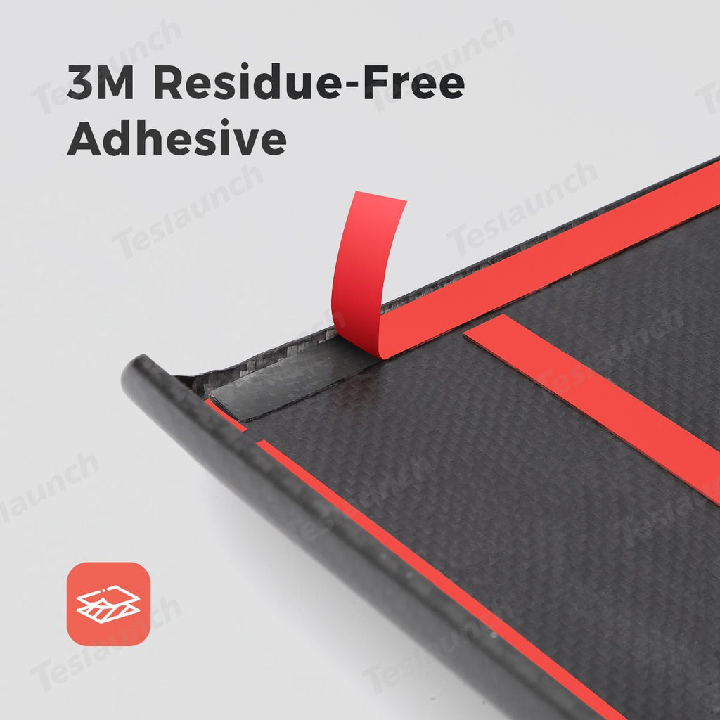 [Real Carbon Fiber] Center Console Armrest Cover for Cybertruck