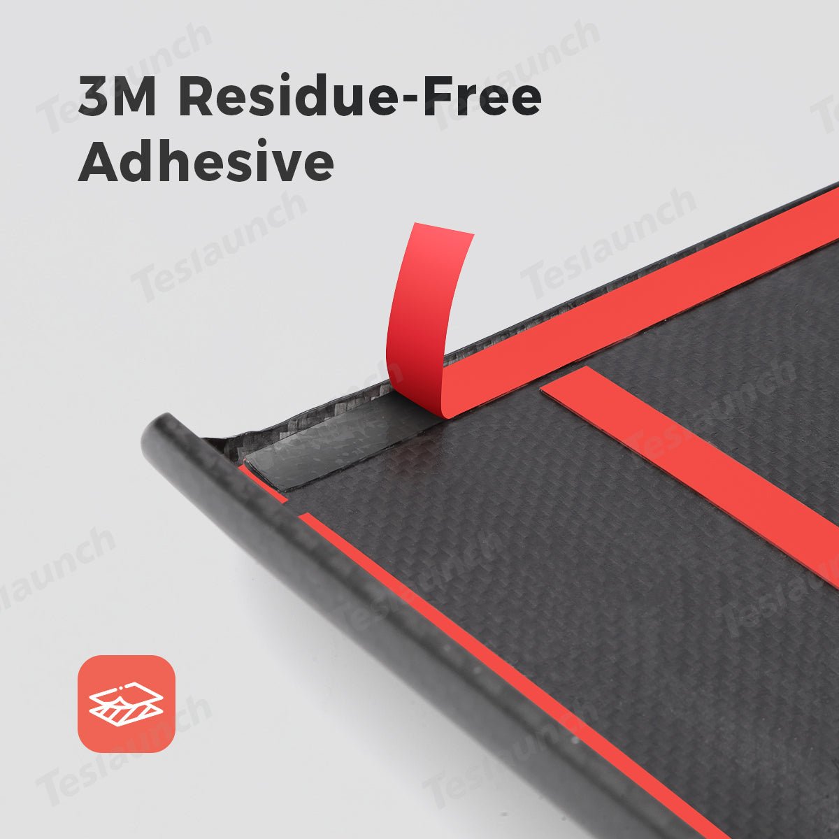 [Real Carbon Fiber] Center Console Armrest Cover for Cybertruck