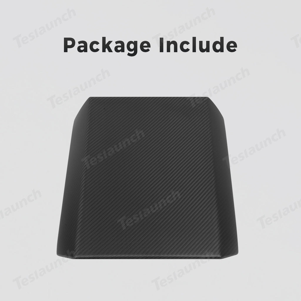 [Real Carbon Fiber] Center Console Armrest Cover for Cybertruck