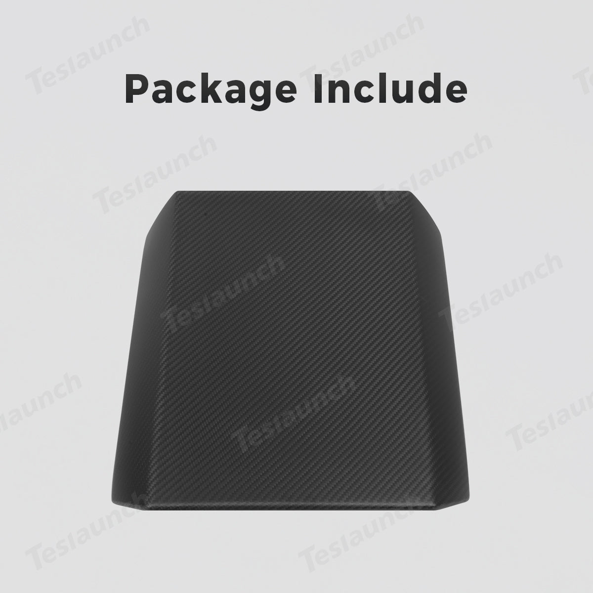 [Real Carbon Fiber] Center Console Armrest Cover for Cybertruck