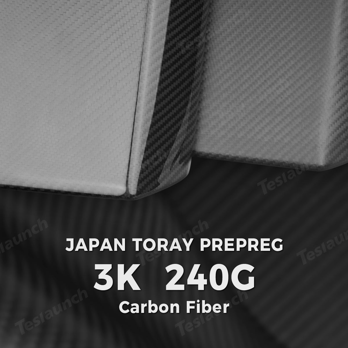 [Real Carbon Fiber] Center Console Armrest Cover for Cybertruck