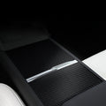 Real Carbon Fiber Center Console Cover for Tesla 2024+ Model 3 Highland