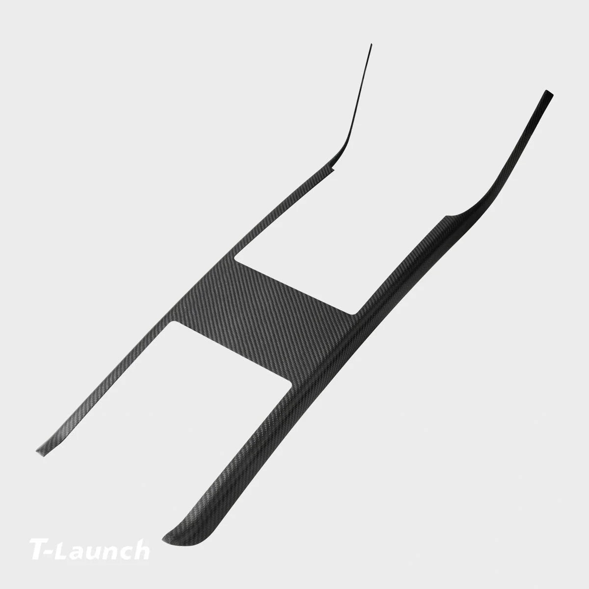 [Real Carbon Fiber] Center Console Cover Kit For Model X 2021+