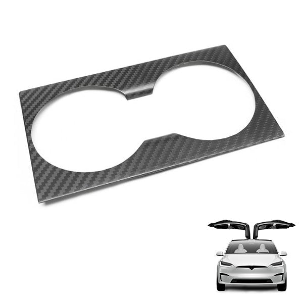 [Real Carbon Fiber] Center Console Cover Kit For Model X 2021+