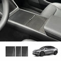 [Real Carbon Fiber] Center Console Panel Cover for Tesla Model Y Juniper 2025+