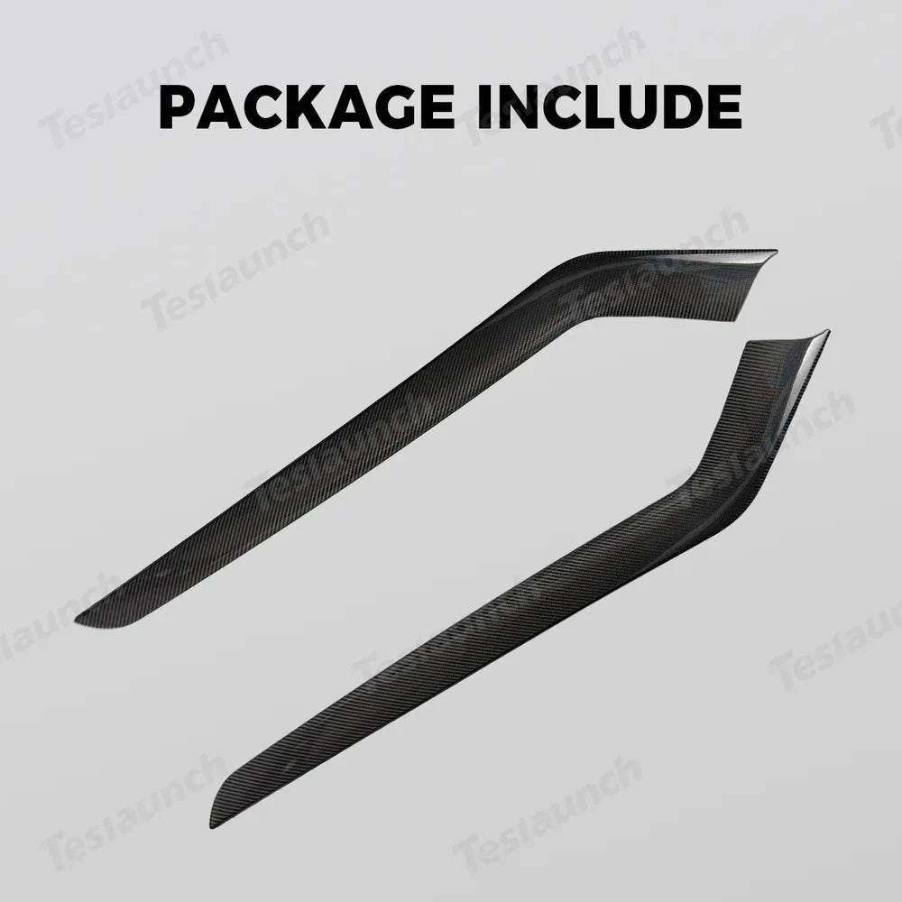 [Real Carbon Fiber] Center Console Side Interior Trim Panel for Tesla Model Y Juniper 2025+