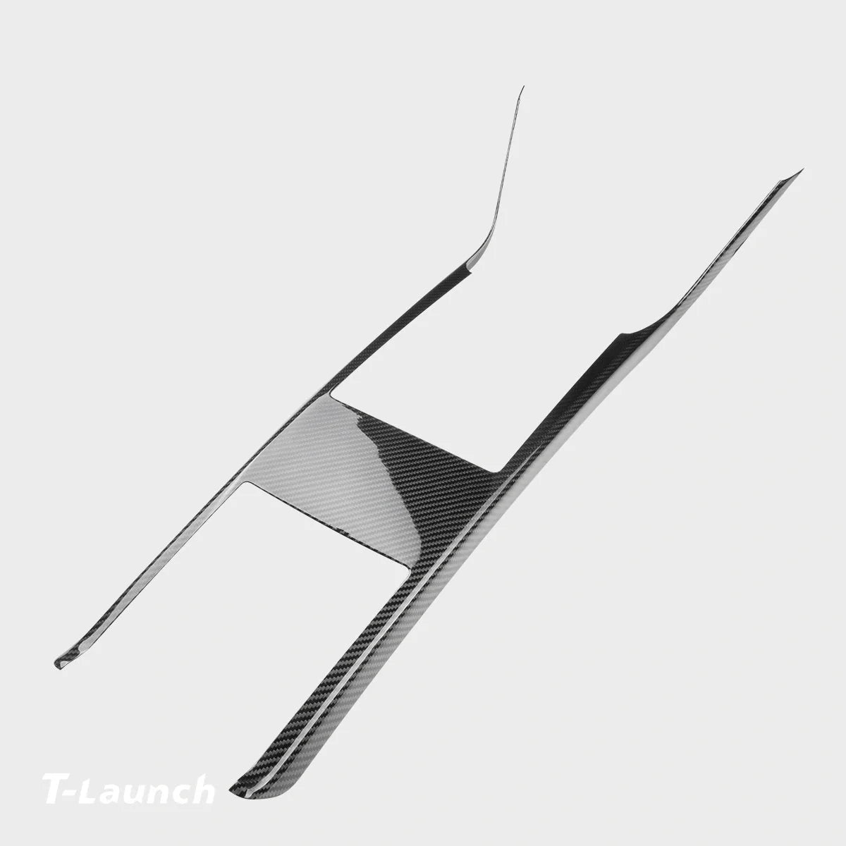 [Real Carbon Fiber] Center Console Side Trim Cover For Model X 2021+