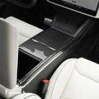 [Real Carbon Fiber] Center Console Side Trim Cover For Model X 2021+