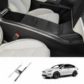 [Real Carbon Fiber] Center Console Side Trim Cover For Model X 2021+