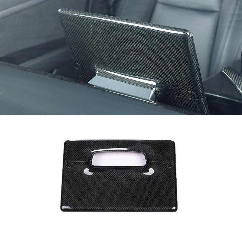 [Real Carbon Fiber] Center Screen Rear Cover for Tesla Model 3/Y (2017-2023)