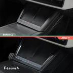 [Real Carbon Fiber] Central Control Charging Frame Cover For Model X 2021+