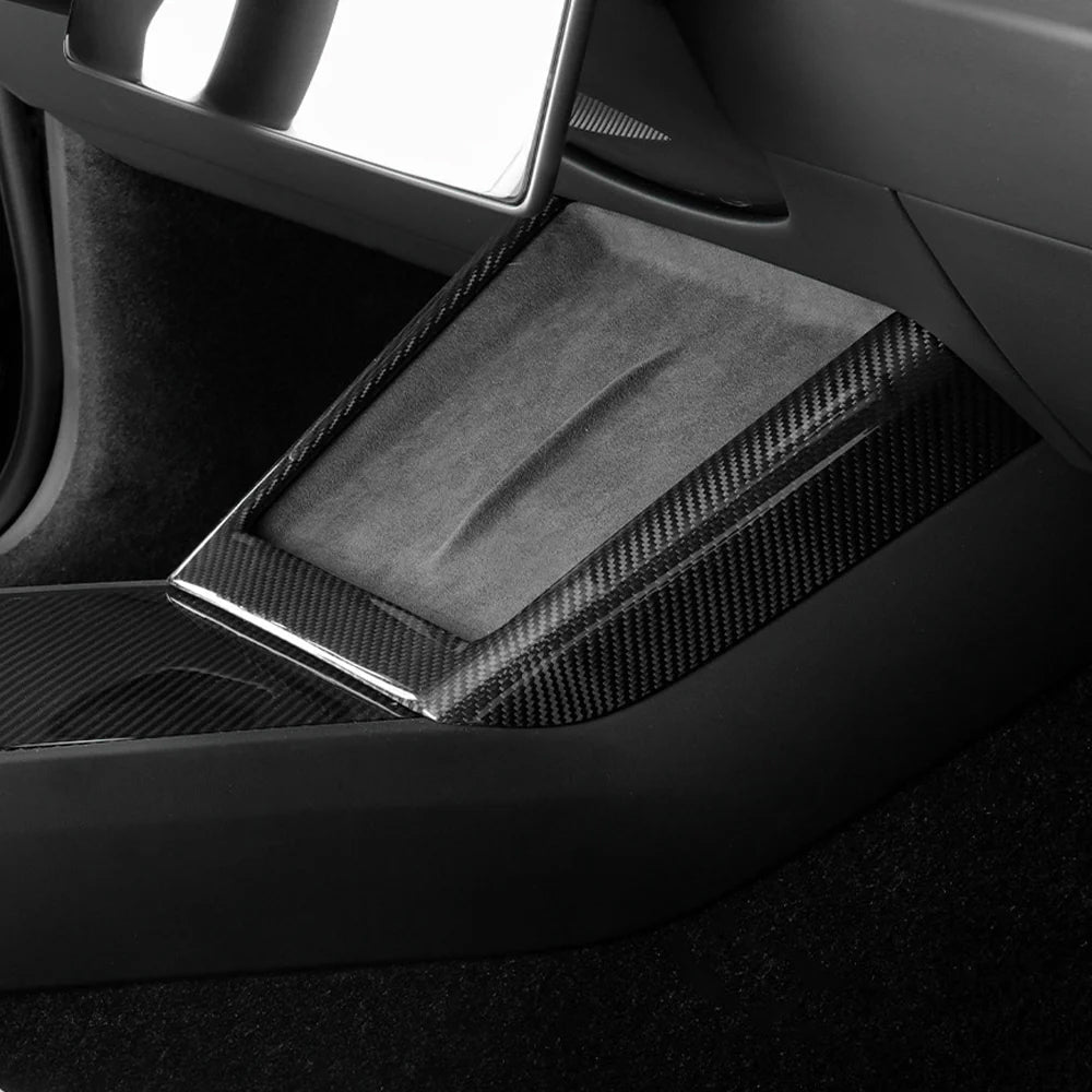 [Real Carbon Fiber] Central Control Charging Frame Cover for Tesla Model 3 Highland