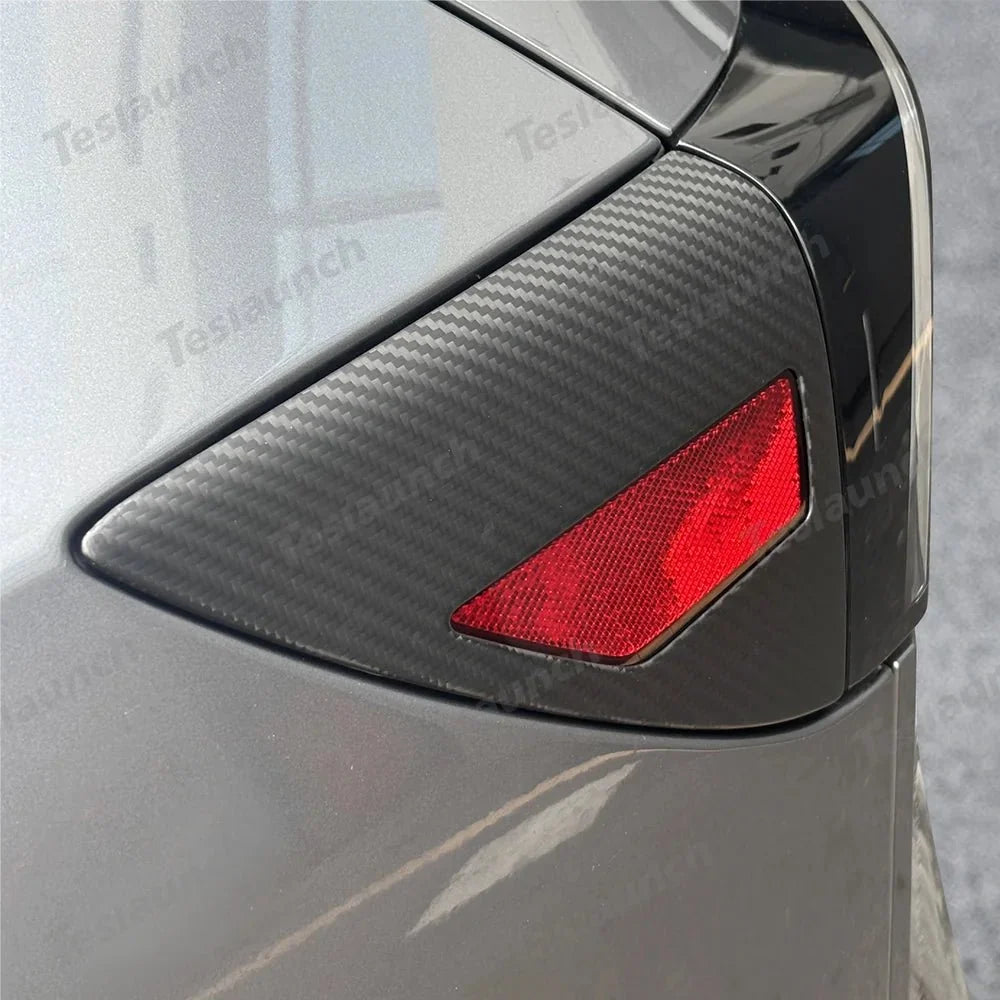 [Real Carbon Fiber] Charging Port Cover for Tesla Model Y Juniper 2025+