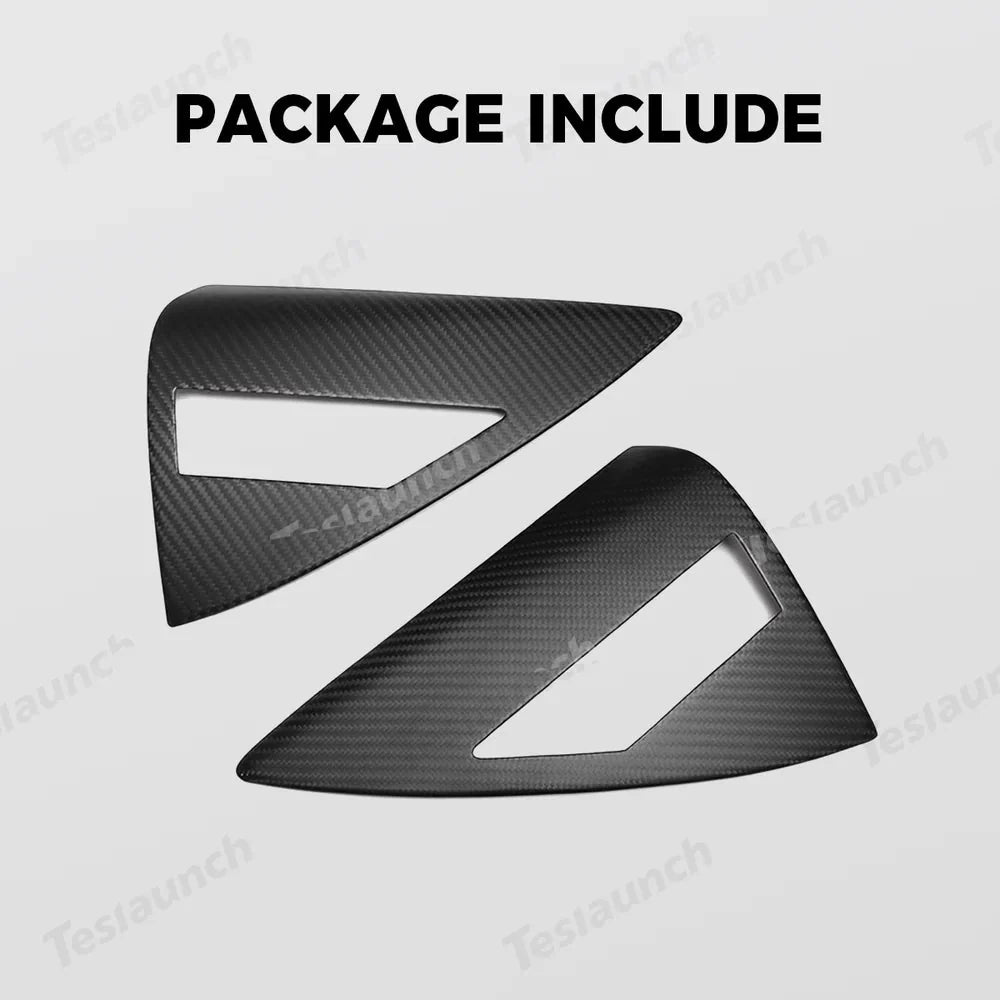 [Real Carbon Fiber] Charging Port Cover for Tesla Model Y Juniper 2025+