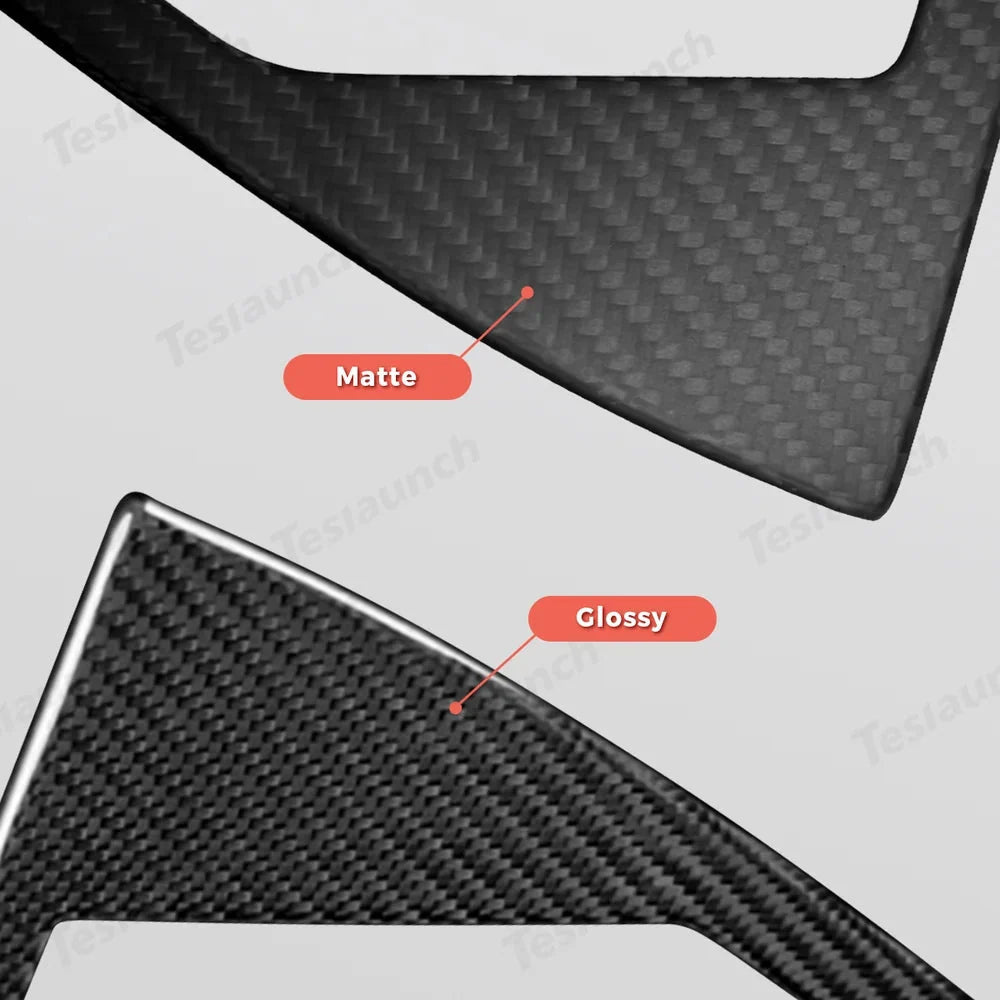 [Real Carbon Fiber] Charging Port Cover for Tesla Model Y Juniper 2025+
