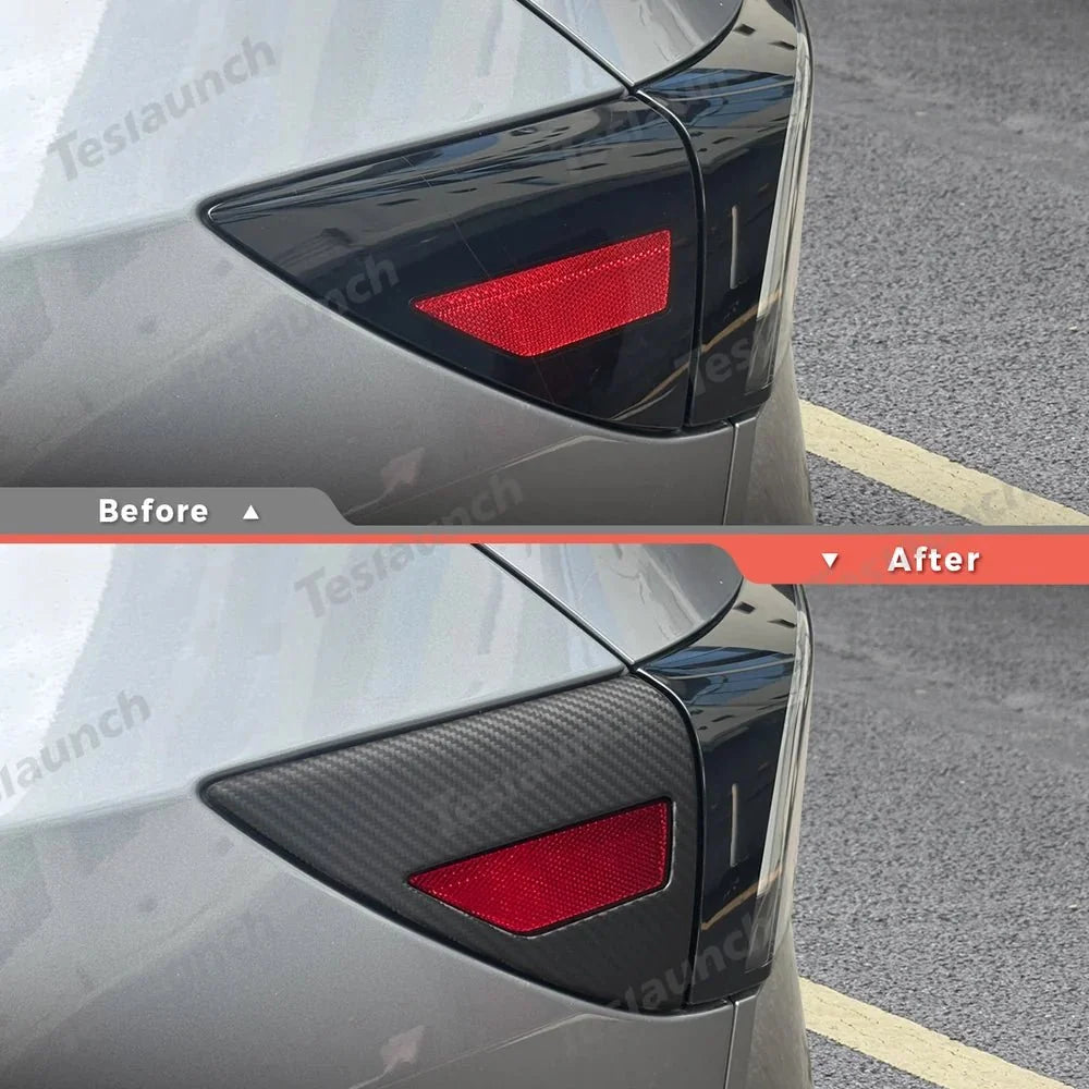 [Real Carbon Fiber] Charging Port Cover for Tesla Model Y Juniper 2025+