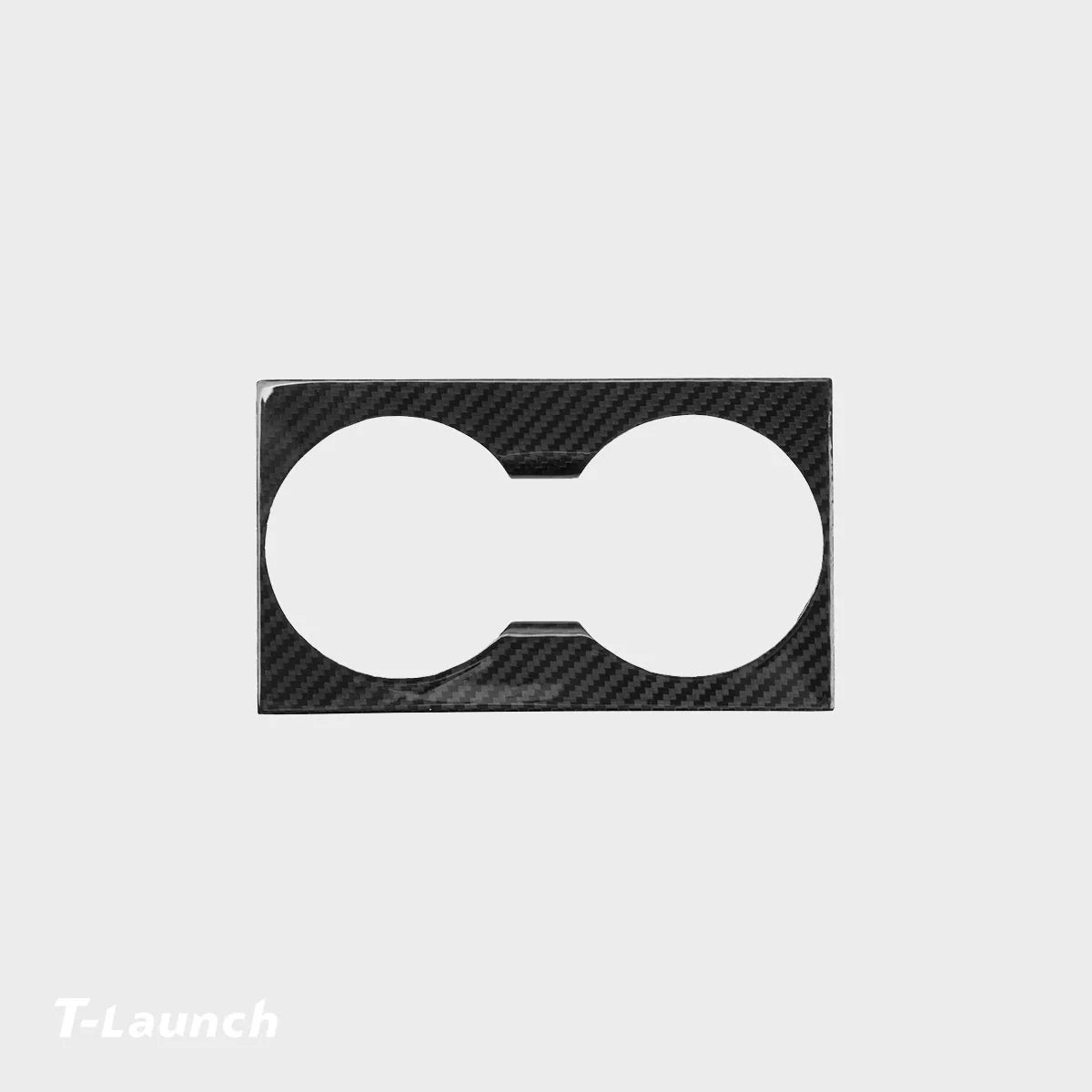 [Real Carbon Fiber] Cup Holder Cover For Model X 2021+