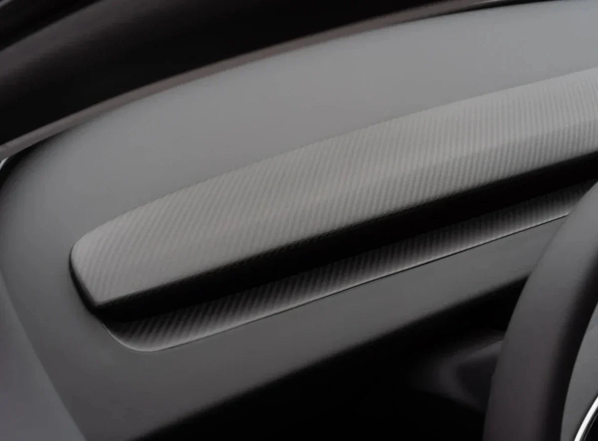 [Real Carbon Fiber] Dashboard Cover & Dashboard Air Outlet Cover for Tesla 2024+ Model 3 Highland