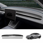 [Real Carbon Fiber] Dashboard Vent Trim for Tesla Model Y Juniper 2025+