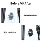 [Real Carbon Fiber] Door Latch Lock Cover Protector for Tesla Model 3/Y (4pcs) (2017-2023)