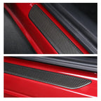 [Real Carbon Fiber] Door Sill Covers Protector For Tesla Model 3/Y (4 Pcs)