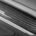 [Real Carbon Fiber] Door Trim Cover For Tesla Model 3, Front Door Trim Panel Caps (2 Pcs)
