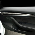 [Real Carbon Fiber] Door Trim Cover For Tesla Model 3, Front Door Trim Panel Caps (2 Pcs)