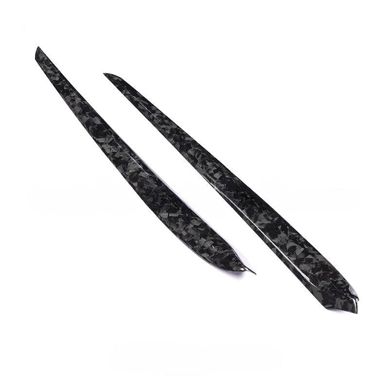 [Real Carbon Fiber] Door Trim Cover For Tesla Model 3, Front Door Trim Panel Caps (2 Pcs)