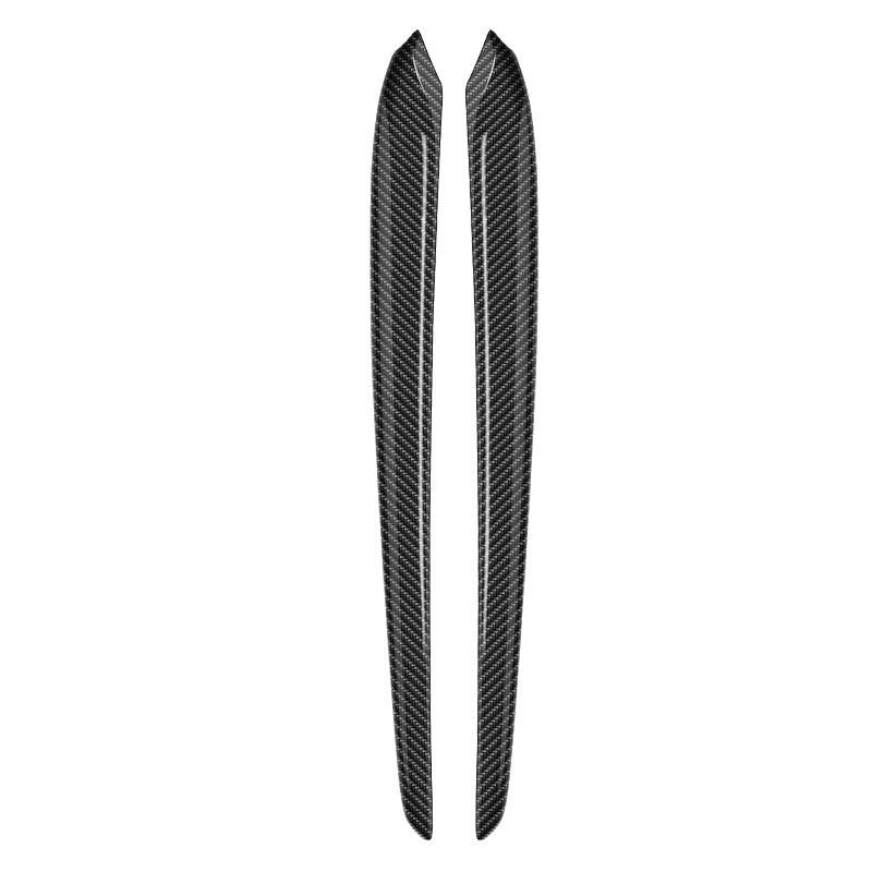 [Real Carbon Fiber] Door Trim Cover For Tesla Model 3, Front Door Trim Panel Caps (2 Pcs)