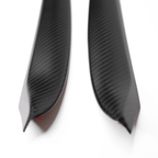 [Real Carbon Fiber] Door Trim Cover For Tesla Model 3, Front Door Trim Panel Caps (2 Pcs)