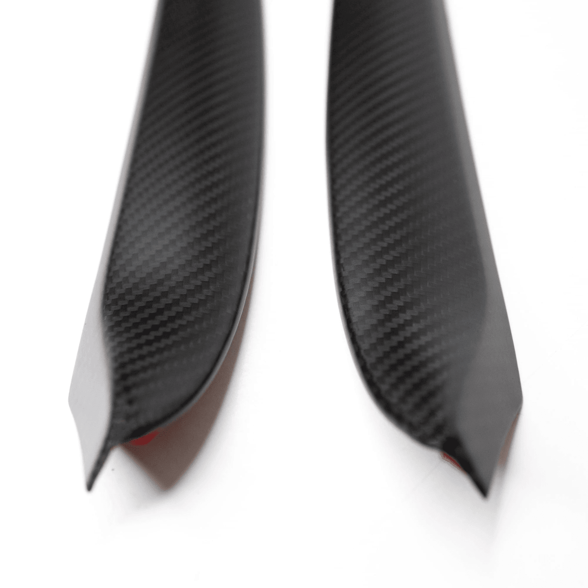 [Real Carbon Fiber] Door Trim Cover For Tesla Model 3, Front Door Trim Panel Caps (2 Pcs)