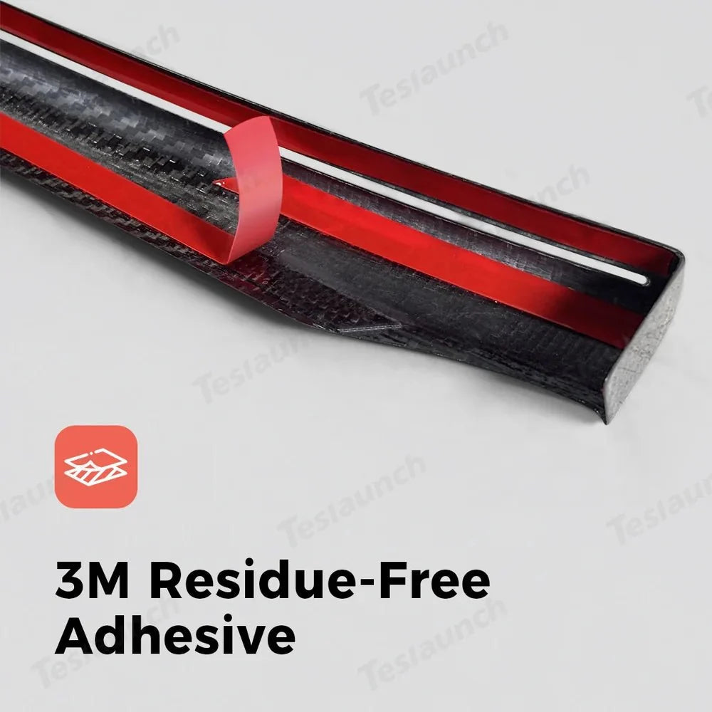 [Real Carbon Fiber] Door Trim Cover for Tesla Model Y Juniper 2025+ (4 Pcs)