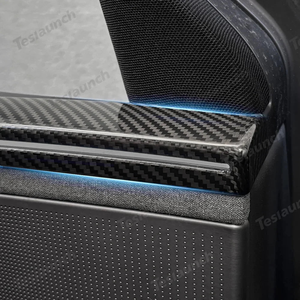[Real Carbon Fiber] Door Trim Cover for Tesla Model Y Juniper 2025+ (4 Pcs)