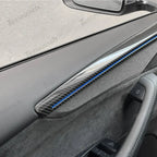[Real Carbon Fiber] Door Trim Cover for Tesla Model Y Juniper 2025+ (4 Pcs)