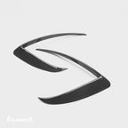 [Real Carbon Fiber] Fog Light Trim (2 Pcs) for Tesla Model X 2021+