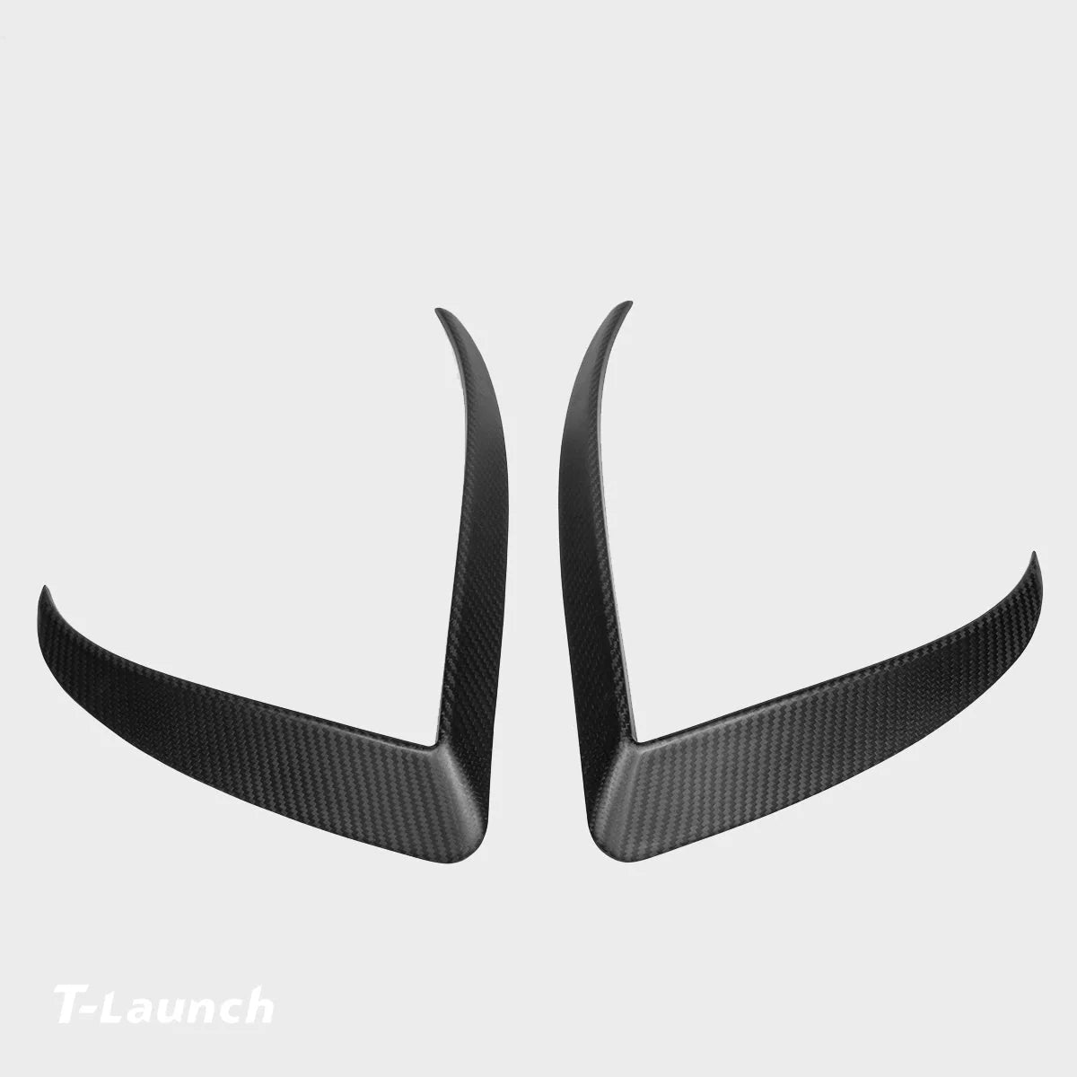 [Real Carbon Fiber] Fog Light Trim (2 Pcs) for Tesla Model X 2021+