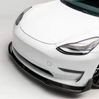 [Real Carbon Fiber] Front Bumper Lip Kit for Model 3 (2017-2023)