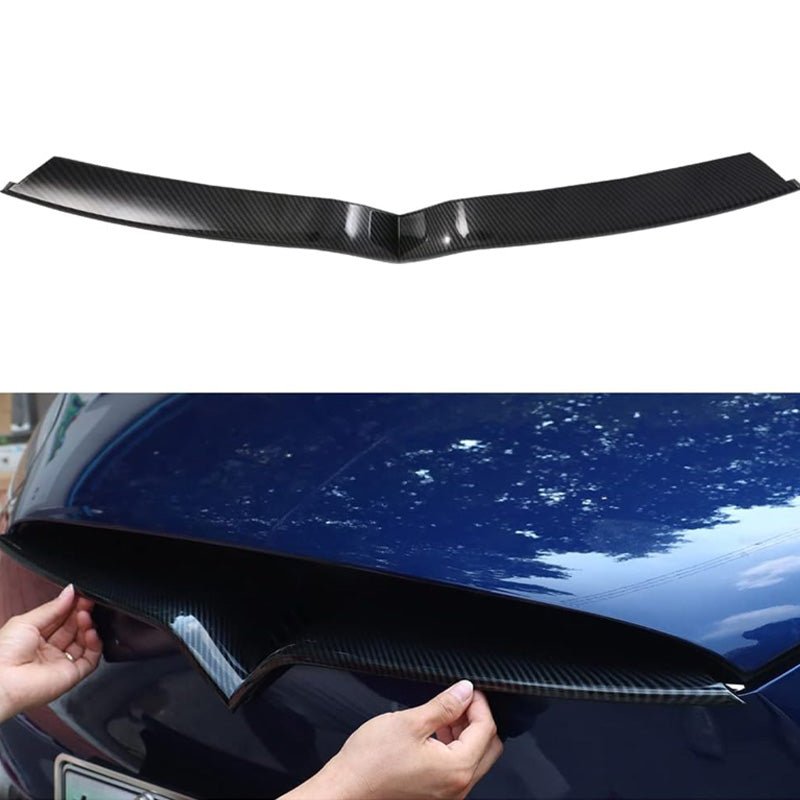 [Real Carbon Fiber] Front Center Grille Trim Strip for Model X 2016-2022