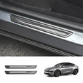 [Real Carbon Fiber] Front Door Sill Protectors for Tesla Model Y Juniper 2025+ (2PCS)