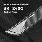 [Real Carbon Fiber] Front Door Sill Protectors for Tesla Model Y Juniper 2025+ (2PCS)