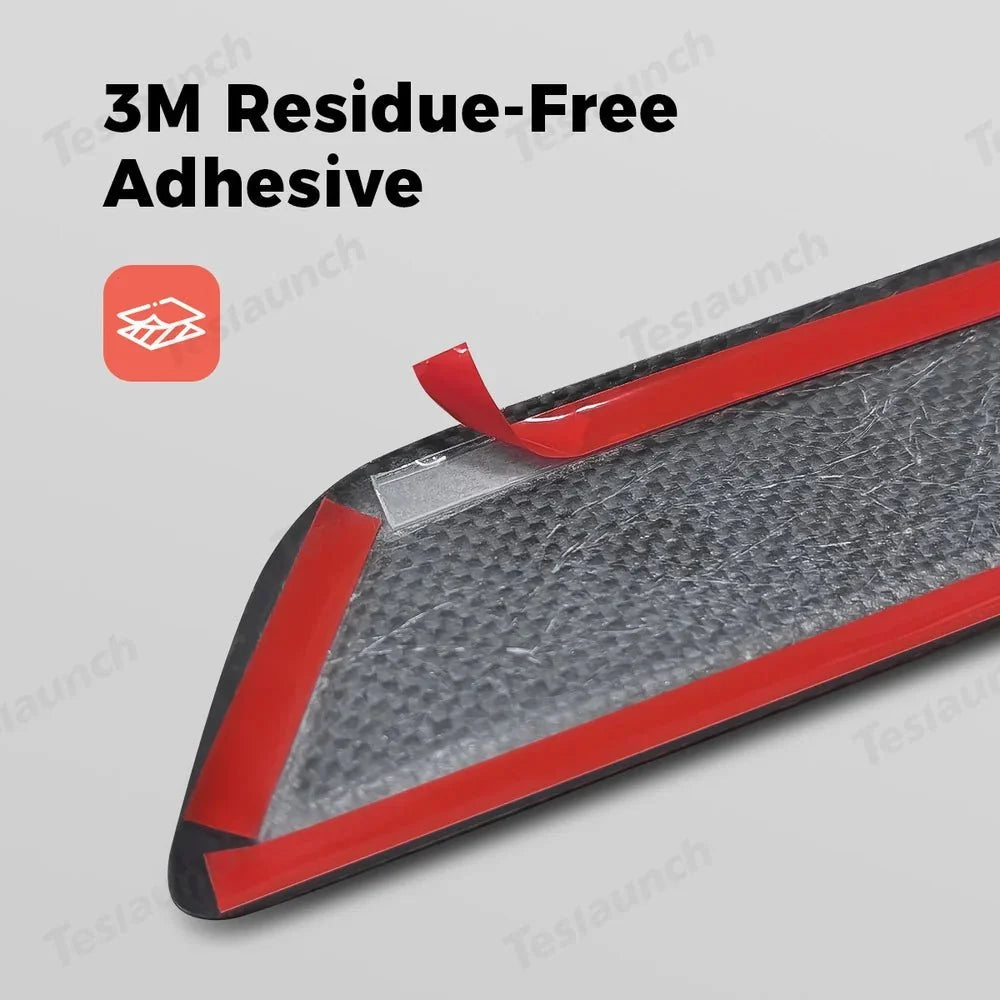 [Real Carbon Fiber] Front Door Sill Protectors for Tesla Model Y Juniper 2025+ (2PCS)