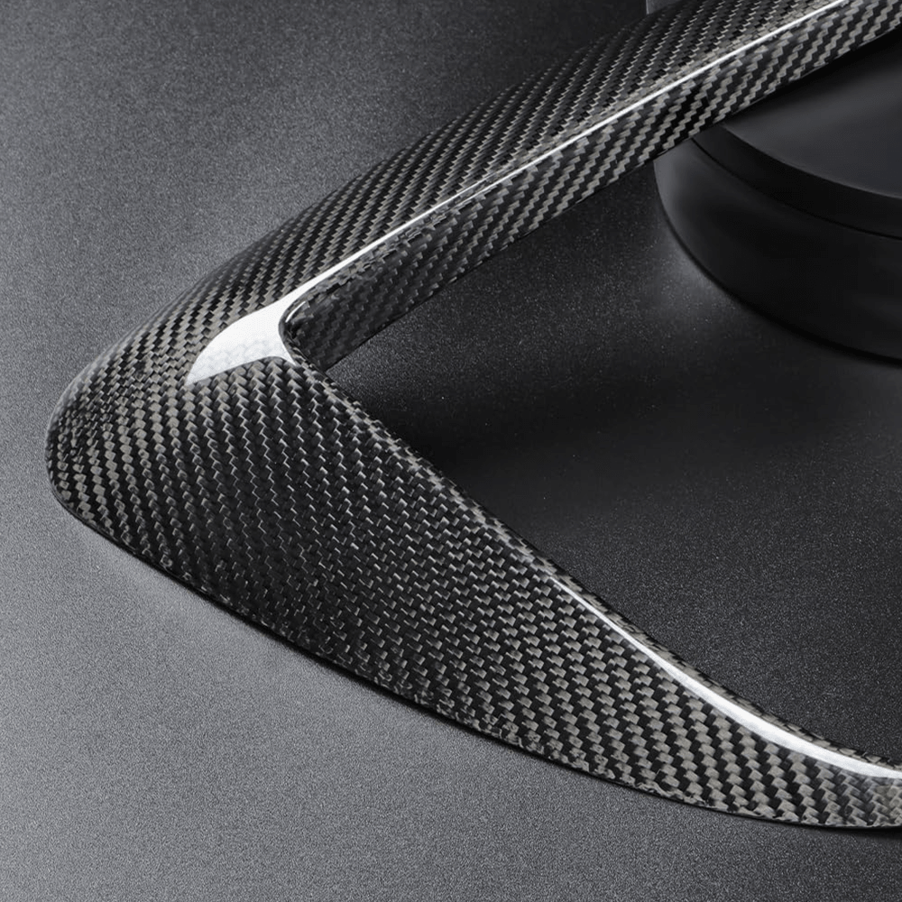 [Real Carbon Fiber] Front Fog Light Trim Covers (2PCS) for Tesla Model S 2022-2024